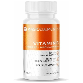 Витаминный комплекс Magic Elements Vitamin C+Rosehip+Bioflavonoids 90 таблеток