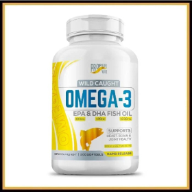 Омега кислоты Proper Vit Omega 3 Fish oil 1000mg EPA 180mg DHA 120mg 200 капсул