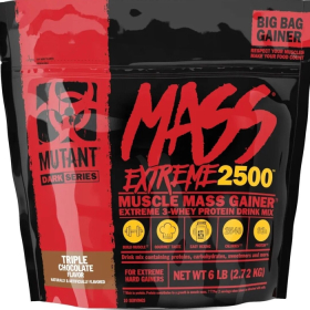 Гейнер Mutant Mass XXXTREME 2720 гр - Тройной шоколад 2720 гр Ош