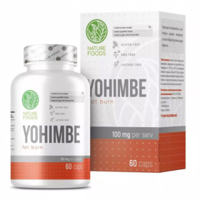 Анаболический комплекс Nature Foods Yohimbe extract 100mg 60 капсул
