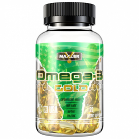Омега кислоты Maxler Omega-3 Gold 120 капсул