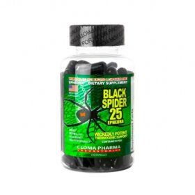 Жиросжигатель Cloma Pharma Black Spider 25 100 капсул
