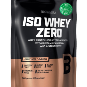 Протеин BioTech Iso Whey Zero - 500 г Кофе латте