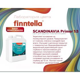 Грунт-концентрат FINNTELLA LUX SCANDINAVIA (5л/5.05 кг) (Против грибка и плесени) Ош