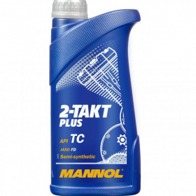 Масло моторное для 2-х тактных двигателей MANNOL 2-TAKT PLUS 1л