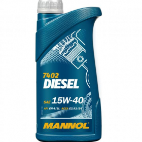 Минеральное моторное масло MANNOL DIESEL SAE 15W-40 1л