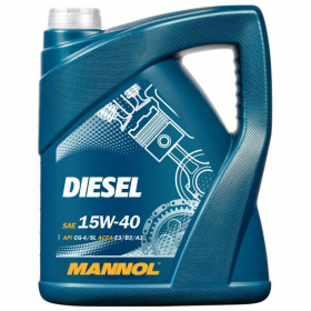 Минеральное моторное масло MANNOL DIESEL SAE 15W-40 5л