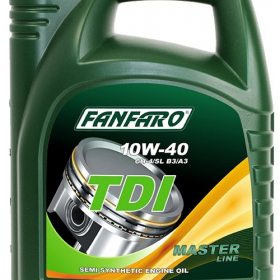 Полусинтетическое моторное масло Fanfaro TDI SAE 10W-40 5л