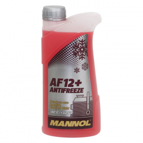 Антифриз MANNOL Antifreeze AF 12+ (-40°C красный) 10л