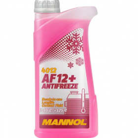 Антифриз MANNOL Antifreeze AF 12+ (-40°C красный) 1л