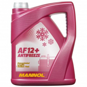 Антифриз MANNOL Antifreeze AF12+ (Концентрат красный) 5л