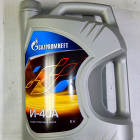 Индустриальное нелегированное масло Gazpromneft И-40А 5 л Ош