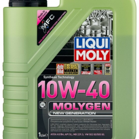 Полусинтетическое моторное масло MOLYGEN NEW GENIRATION 10W40 1L