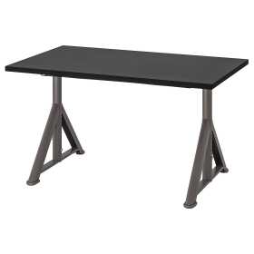 Письменный стол, черный/темно-серый, 120x70 см, ИКЕЯ ИДОСЕН Ош