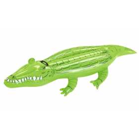 Надувная игрушка-наездник 41010 168х89см Крокодил с ручкой