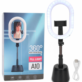 Светодиодная кольцевая лампа блогера для Селфи и Тик Тока с датчиком движения 360 Object + A10 Ош