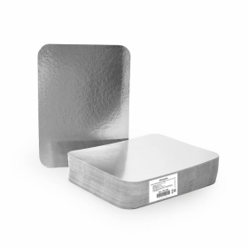 Алюминиевые формы без индивидуальной упаковки / Крышка для 402-678 / 402-654 / 410-001 / 100 шт. в уп / 400шт в кор Ош