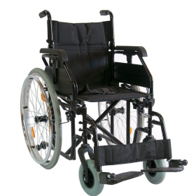 Инвалидная коляска Мега-Оптим 712 N-1, литые задние колеса