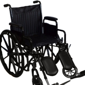 Инвалидная коляска Мега-Оптим с регулировкой угла наклона подножек 511 B