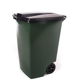Контейнер для мусора 120л (темно-зеленый) арт.КМ/120-МТ005