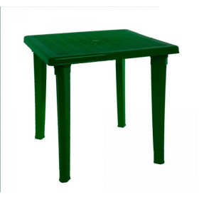 Стол пластиковый арт.СП-МТ008 квадратный (темно-зеленый) Ош