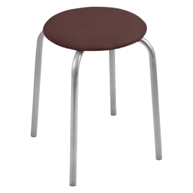 Табурет Классика-2 арт.ТК02/К (круглое сиденье), коричневый Ош