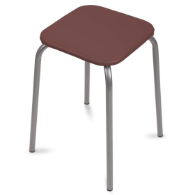 Табурет Эконом-3 арт.ТЭ3/К (квадратное сиденье), коричневый Ош