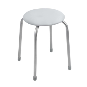 Табурет Классика-2 арт.ТК02/СС (круглое сиденье) светло-серый