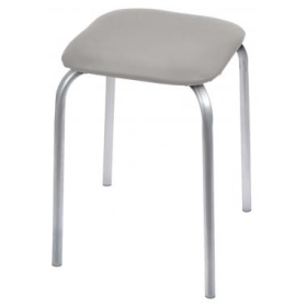 Табурет Классика-3 арт.ТК03/С (квадратное сиденье) серый