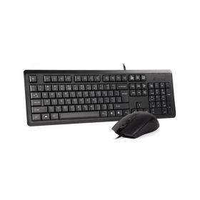 Комплект клавиатура и мышь A4TECH KR-9276 (KR-92+OP-760) KEYBOARD+MOUSE SET USB BLACK US+RUSSIAN Ош