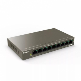 Коммутатор HUB Switch Tenda TEF1109P-8-63W 8-port PoE 10/100Mbps + 1 10/100Mbps