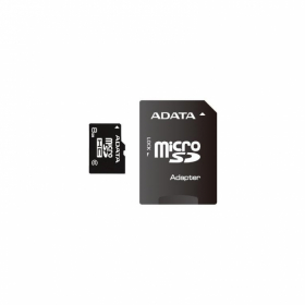 Карта памяти micro Trans Flash 16GB HC10 Adata + SD adapter