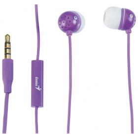 Наушники с микрофоном Genius HS-M210 mobile headset, in-line controller, mic, 4-pin 3.5mm plug Ош