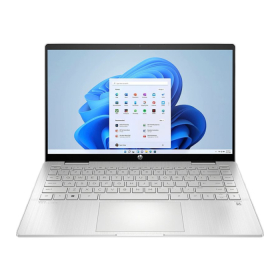 Ноутбук HP Pavilion 14-EK0033DX X360 Laptop | Intel® Core™ i5-1235U Gen Processor, 8GB DDR4 Ram, 256GB SSD, 14.0' HD TouchScreen, Windows 11 Home, Silver Color, Brand New