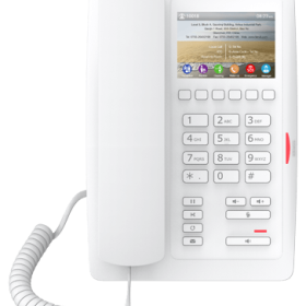 Телефон отельный Fanvil H5 2 аккаунта, цветной ЖК экран, PoE, б/п