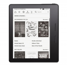 Электронная книга Kindle Oasis 2 2017 (9th Generation), 7' (1264х1680) Touch E-Ink Carta Display 300 PPI, 32GB, IPX8, Wi-Fi, Bluetooth, Graphite Ош