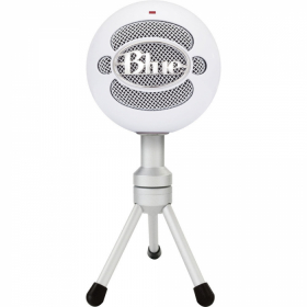 Микрофон Blue Snowball iCE, конденсаторный (кардиоидный) микрофон, 40-18kHz, 16bit/44.1kHz, Tripod, USB 3.0, White