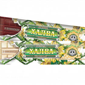 Халва Алматинскй продукт Арахисовая в шоколадной глазури 65 гр