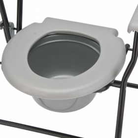 Кресло-туалет металлический складной 'Комфорт' Регулировка по высоте Ош