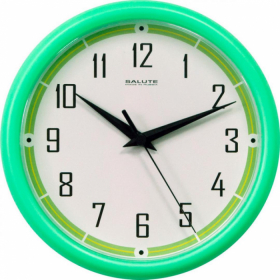 Настенные часы Салют ПЕ-Б3.3-257 (зеленый) Ош