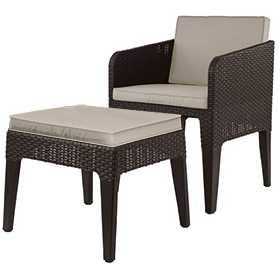 Комплект мебели Колумбия мини (Columbia mini balcony set) коричневый