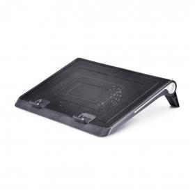 Охлаждающая подставка для ноутбука Deepcool N180 FS DP-N123-N180FS, 17', Вентилятор 18см, 1500±10%RPM, Сквозной USB 2.0, 30,3дБл, Габариты 380х296х46мм, Чёрный