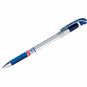 Ручка шариковая Berlingo 'Silk Touch 2000' синяя, 0,7мм, игольчатый стержень, грип Ош