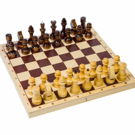 Игра настольная Шахматы, Орловские шахматы, обиходные деревянные, с доской Ош