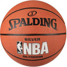 Мяч Spalding баскетбольный 65-821Z NBA Silver размер 3, улица/зал резина Ош