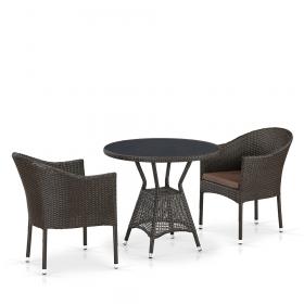 Комплект мебели 2+1 T707ANS/Y350-W53 2 Pcs Brown