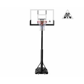 Баскетбольная мобильная стойка DFC STAND52P 132x80cm поликарбонат раздижн. рег-ка (два короба) Ош