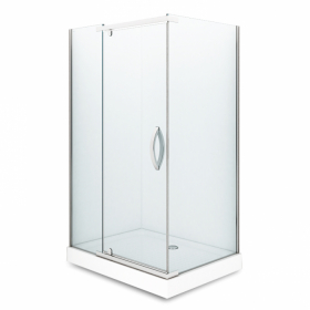 Душевое ограждение ALEX BAITLER AB214-120 прямоугольное, прозрачное стекло,1200*900*2000 (00455)