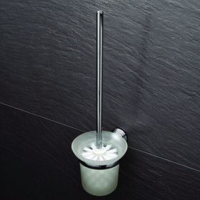 Ёрш настенный для туалета GRAMPUS LAGUNA GR-7813 хром стекло 12х38х14,5 (01124)