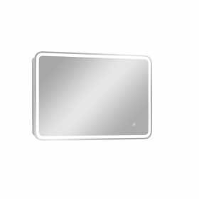 Зеркало-шкаф КОНТИНЕНТ 'Tokio Led' 900х530 с розеткой, с бесконтактным сенсором (03836)